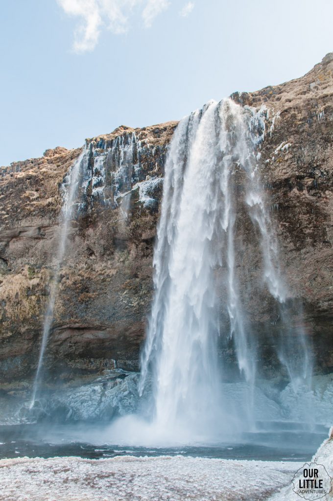 jeden z bardziej znanych islandzkich wodospadów - Seljaldsfoss