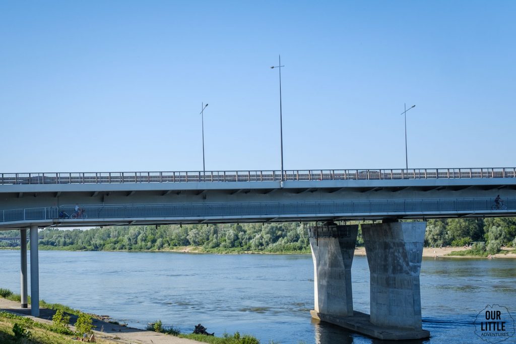 Trasa rowerowa w Warszawie - Most Łazienkowski