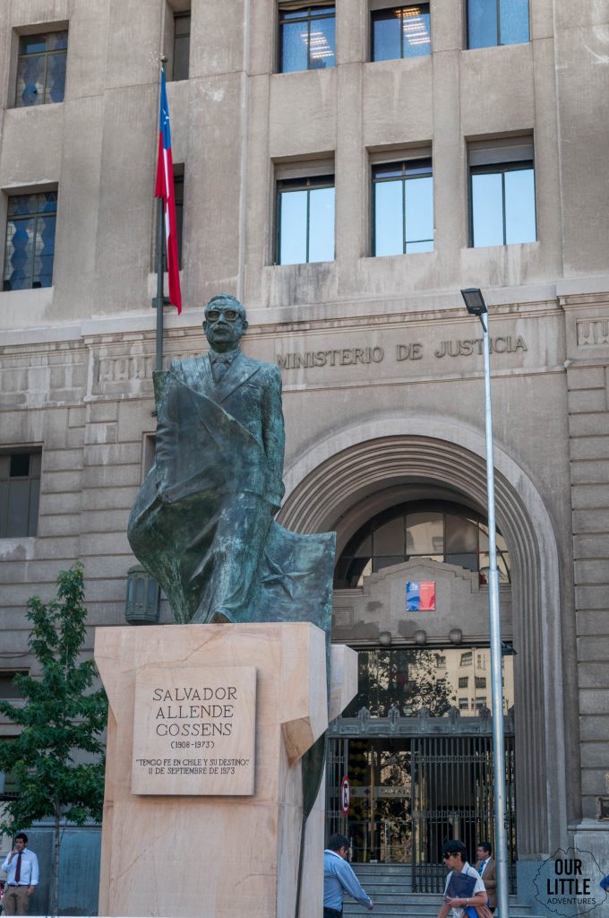 Pomnik prezydenta chile - Salvadore Allende