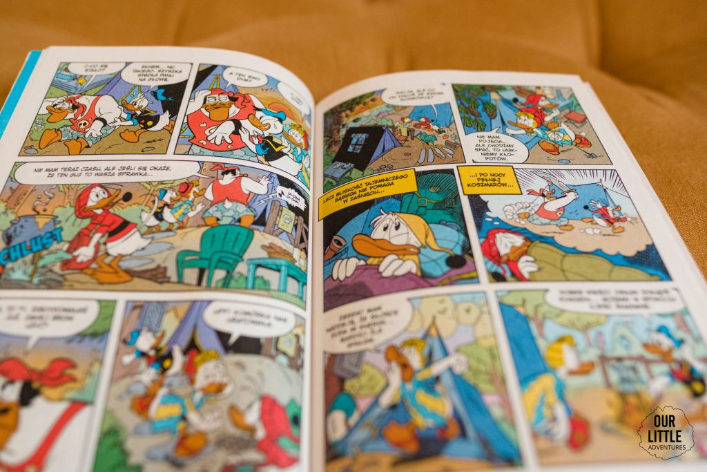Przygoda na kempingu - komiksy dla dzieci - Kaczor Donald - Our Little Adventures